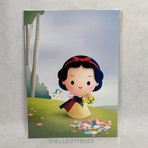 Disney Parks Snow White Postcard WonderGround Spring Flowers Jerrod Maruyama